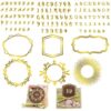BAOFALI 9PCS Hot Foil Plate,Circle Monogram & Alphabet Letter Numbers Metal Foil Plate Dies for Card Making Paper Crafts Embossing Scrapbooking Arts Crafts Scrapbooking Supplies