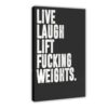 BAOGELI Live Laugh Lift Poster Motivational Quotes 6