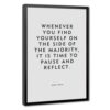 BAOGELI Majority Poster Motivational Quotes