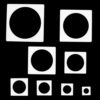 Baojfun 8 Pcs Circle Stencil, Round Circle Stencils for Painting