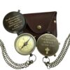 Baptism Gifts for Men - Engraved Pocket Compass with Bible Verse, College Dorm Room Essentials for Guys Boys, Religious Catholic Baptism & First Communion & Confirmation Christian Gifts for Men