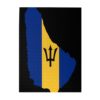 Barbados Flag Map Pattern Building Block Puzzles, Russian Puzzle Toys, and Educational Gifts Suitable for Children 500 Psc