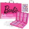 Barbie Colored Pencils Art Supplies Kids Set 130+ Pcs Coloring Markers Girls Drawing Pencils Supplies Travel Case with Crayons Felt Tips Arts and Crafts for Kids 4-12
