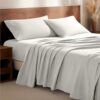 Bare Home Twin Flannel Sheet Set 100% Cotton (Twin, Cream)