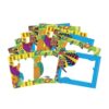 Barker Creek Name Tags, 2-3/4" x 3 1/2", Boho Animal, 45 Name Tags Per Pack, Case of 2 Packs