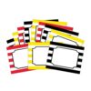 Barker Creek Name Tags, 2-3/4" x 3 1/2", Wide Stripe, 45 Name Tags Per Pack, Case of 2 Packs