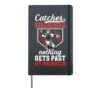 Baseball Catcher Grandpa Proud Baseball Catcher Grandfather Hardcover Journal, Black