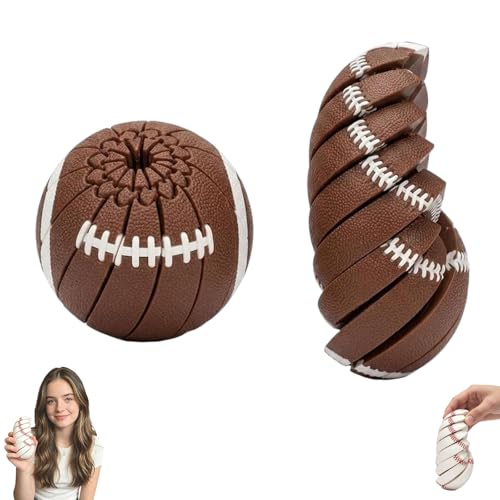 Baseball Fidget Ball Toy,Stress Relief Sensory Fidget Toy,Sports Desk Gadget for Teens,Classroom Rewards, Birthday Favors & Goodie Bag Fillers, Ideal Collectible Gift for Friends (#I)