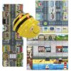 Basic Programming: Bee-Bot Floor Robotics with 3 Mats - See and Say Version, Perfect for Classroom, Study Room, Bedroom, and Playroom Use