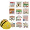 Basic Programming: See & Say Bee-Bot with 3D Community Constructiuon-Kit, Perfect for Home, Classroom, Office, Bedroom, Playroom, & Study Room Use