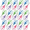 Basix by Westcott 30-Pack of 6" Kids Scissors for Students Ages 8+, for School and Craft Projects, Back to School Supplies for Big Kids, Hard-Touch Handles in Assorted Colors as Shown