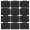 Basket Labels Clip On 36Pcs Clip-on Basket Labels Matte Black Dry Erase Chalkboard Tags for Pantry Storage