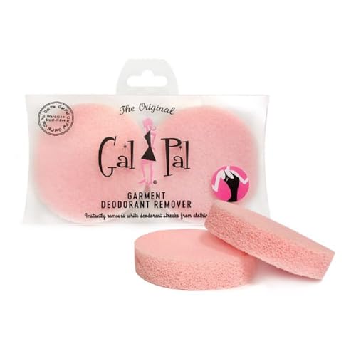 Bath Accessories Deodorant Stain Be-gone Remover Sponge – Removes White Deodorant Marks from Clothing – Reusable Fabric Cleaning Sponge for Shirts, Dresses, Dark Clothes & Delicate Fabrics