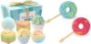 Bath Bombs Gift Set, Aromatherapy Bubble Bath Bombs with Natural Essential Oils & Sea Salt, Moisturizing Spa Bath Fizzies, Cupcake Shapes, Relaxation Gifts for Women