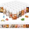 Batiyeer 30 Pcs Halloween Party Favors Peppermint Lip Balms Bulk Vintage Spooky Party Gifts Trick or Treat Gifts and Goodie Bag Fillers Appreciation Goodies Stuffers for Women Staff Coworker (Vintage)