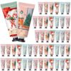 Batiyeer 48 Pcs Christmas Hand Cream Gifts Bulk 6 Assorted Designs 0.68 oz Mini Hand Lotion Travel Size for Christmas Stocking Stuffers Holiday New Years Party Favors Women Coworker Employee