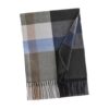 Bawnhaw Long Plaid Scarf for Men Fall Warm Tassels Big Grid Lightweight Soft Tartan Shawls Wraps for Vacation, Casual outfits
