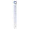 BAZIC Products 12 in Clear Plastic Ruler, Inch & Metric (30 cm)
