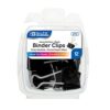 BAZIC Products Assorted Size Binder Clips, Black, 12 Ct, 24-Box