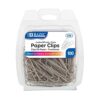 BAZIC Products Jumbo Paper Clips, Silver, 50 mm, 100 Ct