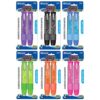 BAZIC Products Retractable Stick Erasers, Assorted, Latex-Free, 2 Count