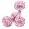 BBLLS Dumbbells 10 Lbs Pair Crystal Rhinestone Pink Hand Weights Excercise