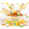 B.Duck Catch and Bounce Games Toys for Kids 3-5, B.Duck Board Games with 3 Nets for Kids 4-6, Christmas Birthday Xmas Gifts for Toddler Boys Girls 3 4 5 6 Years Old