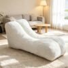 Bean Bag Chair: Chaise Lounge Chair Indoor with Sponge for Office,Bedroom