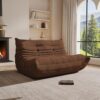 Bean Bag Chair, Memory Foam Floor Sofa with Faux Fur Filling, Comfortable and Stylish for Living Room, Bedroom, Office Use, Relaxation and Leisure