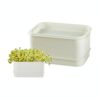 Bean Sprout Tray System, Multi-Layer Vertical PP Plastic Sprouting Tray for Kitchen Counter Home Gardening, 9.1 x 6.3 x 4.7 Inches