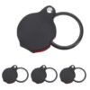 Beaupretty X Small Glass Artificial with Foldable Pocket 4pcs Magnifying Leather Cover, Compact and Handy Mini Lens Magnifier for Reading, Exploring Nature, and Examining Objects