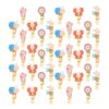 BEBEMOKO 50pcs Mini Wooden Animal-Shaped Clips for Photos and Crafts, Wood Material Decorative Photo Display Clamps for Home and DIY Projects