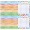 BEBEMOKO 50 Sheets Reward Punch Cards for Classroom Behavior Incentive Chart, Easy to Use Paper Sticker Charts for Positive Behavior Encouragement in Daily Classroom Activities
