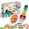 Beblox Building Blocks for Kids - 250-Piece Connecting Tiles Set - Interlocking Building Blocks for Kids, STEM Toys Kit, Fun & Educational Gifts for Boys & Girls, Preschool Learning Activities Ages 4+