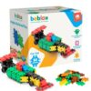 Beblox Building Blocks for Kids - Car Set - 80-Piece Connecting Tiles - Interlocking Building Blocks for Kids, STEM Toy Vehicle, Fun Educational for Boys & Girls, Preschool Learning Activities Ages 4+