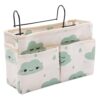 Bedside Hanging Organizer Bunk Bed Storage Hanger Bag Pocket Dormitory Bed Caddy Green