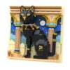 BeepZipp Egyptian Pharaoh Cat 3D Wall Art Micro Building Set, 1686 PCS Cat Building Kit with Ancient Egypt Temple Scene, Home Office Wall Decor or Table Display, Unique Craft Gift for Adults Teens