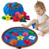 beetoy 10PCS Shapes Bean Bags Matching Game
