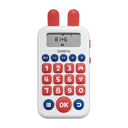 beiens Electronic Math Game for Kids 4-12, Addition Subtraction Multiplication Division Learning Toy, 24 Levels 3M+ Questions Mental Math Practice Educational STEM Toy for Birthday Gift