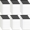 Beieverluck 24 Pack Notepads Legal Pads 5x8, Small Note Pads College Ruled Writing Pads, Lined Pads of Paper mini Legal Pads for Office Home School, 30 Sheets/Pack, White