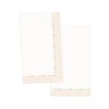 Beige Cocktail Napkins Paper Linen boarder Tan, Cream, Ivory, White 50ct