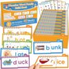 Bekayshad 40 Read and Rhyme Flip Books, Phonics Flash Cards Word Family Build Book, Sight Words Flash Cards Kindergarten, Learn to Read Phonics Games for Kids Homeschool Preschool Classroom