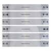 Belnotelt 6-Pack Alphabet Index Cards for Vinyl Record & CD Organizer, Transparent LP Divider Tabs with A-Z Classification for Music Collection Storage(Horizontal LP Cards)