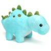 BenBen Dinosaur Stuffed Animal, 13” Dino Plush Toys, Cute Plushies Stuff for Kids, Stegosaurs, Baby Shower, Christmas, Birthday Gifts, Easter Decorations, Blue