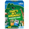 BenBen Guess the Animal in 10 Clues Card Games for Kids & Family, 100 Cards, Animal Trivia Game for Travel, Classroom, Camping, Party, Car, Airplane, Road Trip Activities for Boys Girls Ages 5+