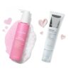 benetus Hydrating & Soothing Duo: Deep Pure Serum Cleanser + Brightening Blur Cream for Dry, Mature Sensitive Skin