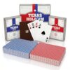 Ben Niu Casino Plastic Playing Cards 2 Pack, Jumbo Index Texas Holdem