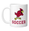 Benton High School Cardinals Soccer Ceramic Mug, White, 11oz