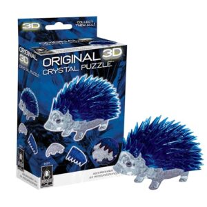 BePuzzled | Hedgehog Standard Original 3D Crystal Puzzle, Ages 12 and Up