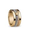 BERING Damen Ring in glänzendem gold - Arctic Symphony Collection aus Edelstahl - Memel, 000-00, Stainless Steel, Zircon
